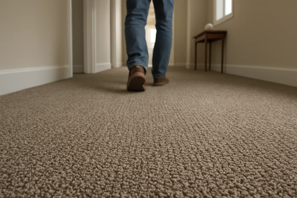 Carpet for high traffic areas in hallway